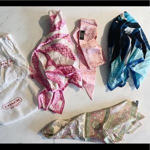 Lot of Coach Scarves - EUC